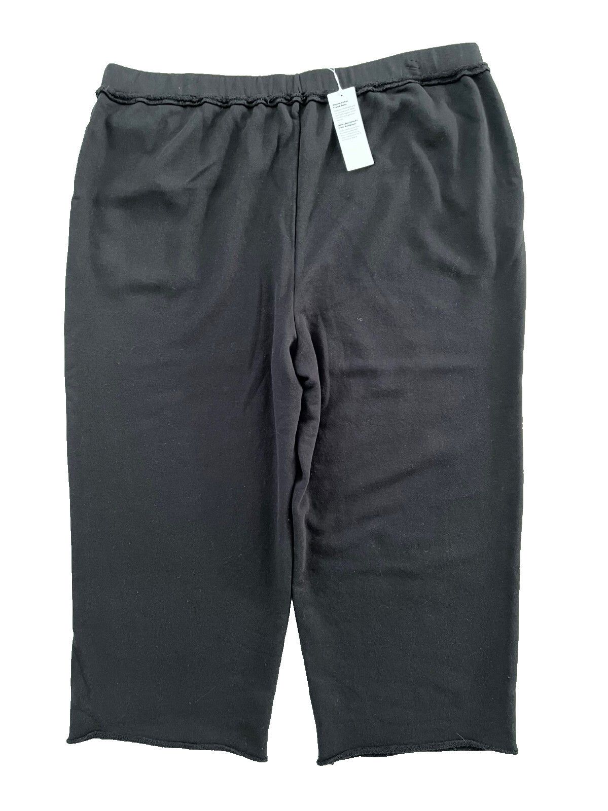 Eileen Fisher Eileen Fisher Organic Cotton French Terry Pant Black 2X Size 42" / US 20 - 3 Thumbnail
