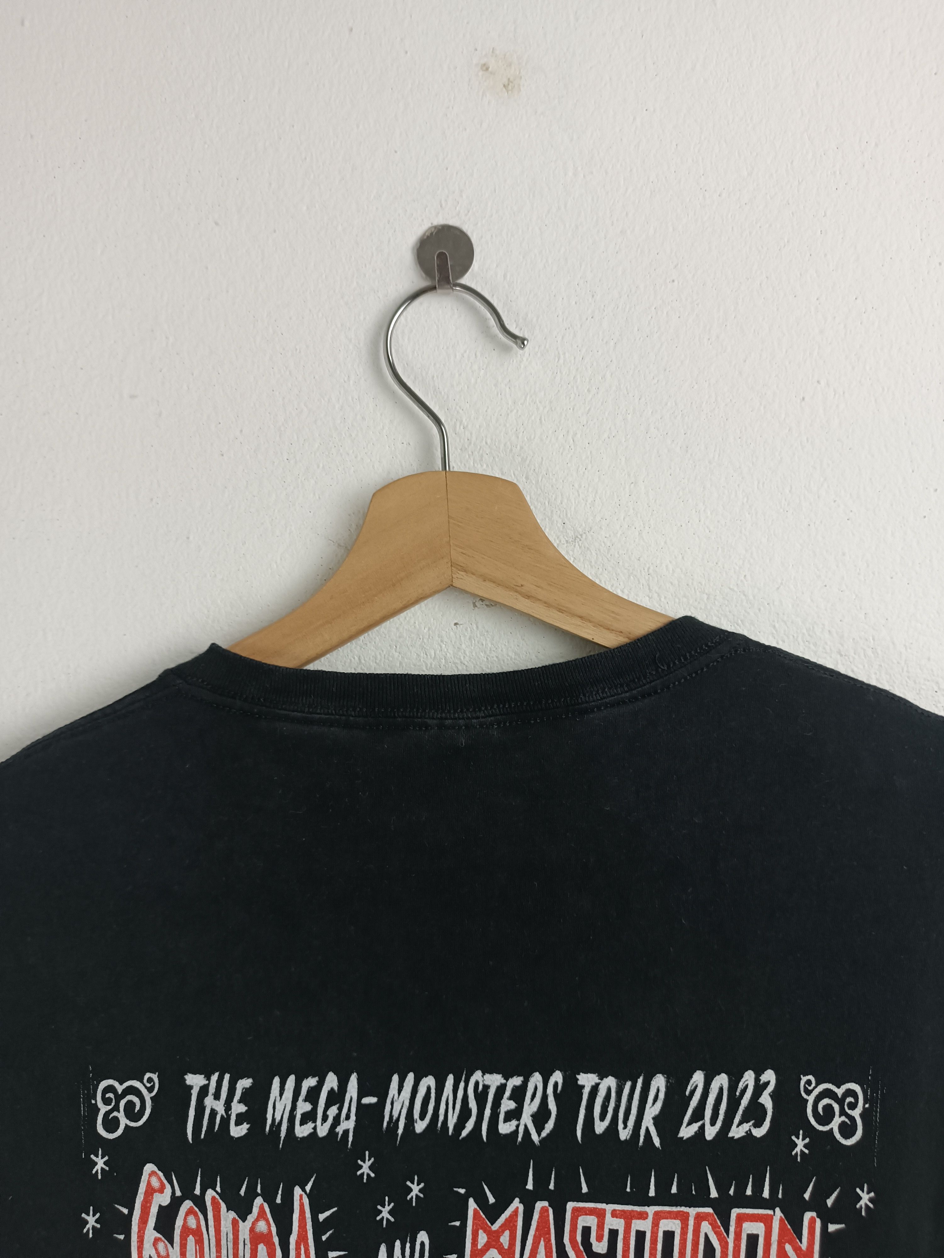 Band Tees VINTAGE GOJIRA & MASTODON MEGA MONSTER TOUR 2023 VERY RARE Size US XL / EU 56 / 4 - 14 Thumbnail