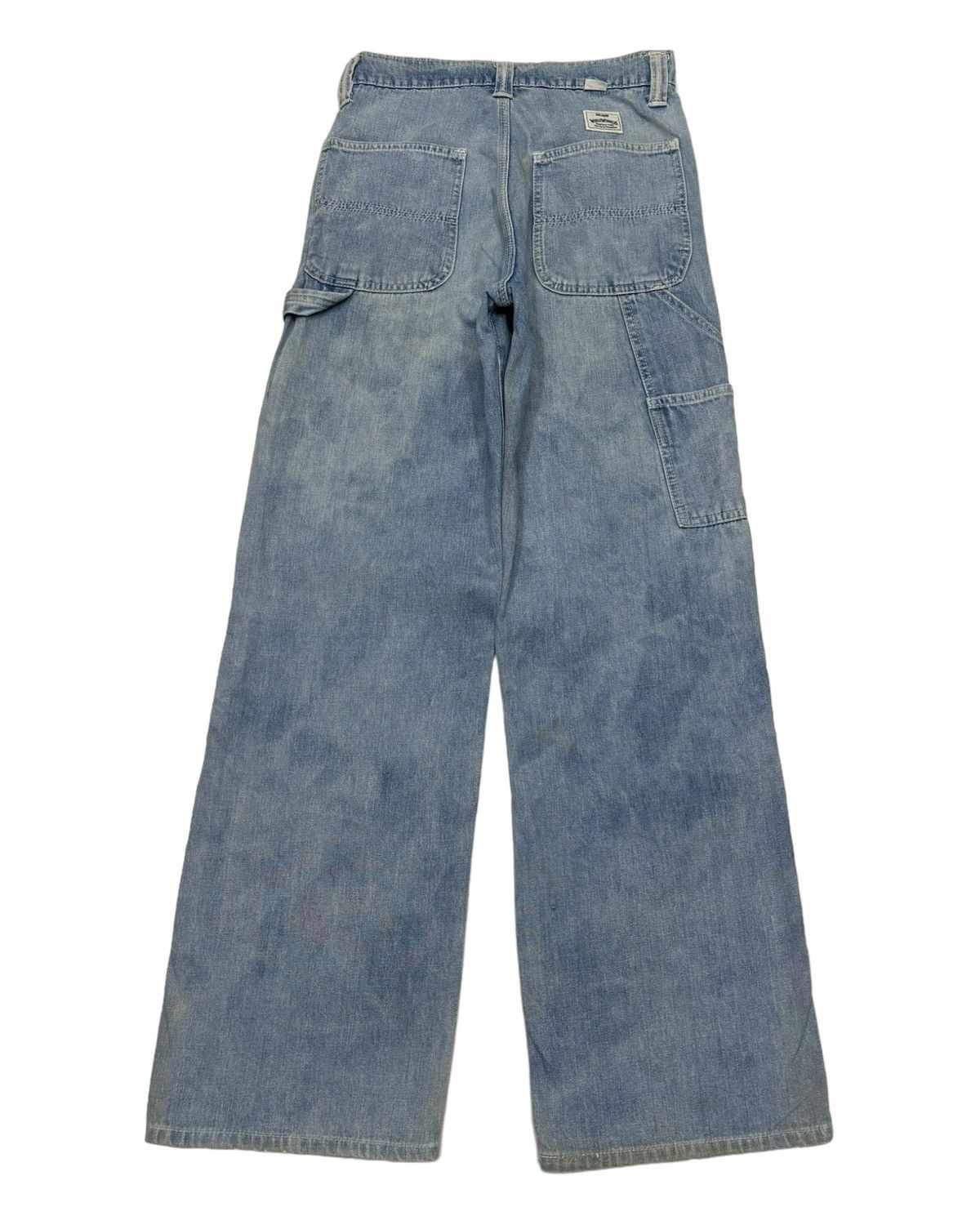 Big John × Carhartt RARE VINTAGE BIG JOHN ACID WASH CARPENTER PANTS Size US 26 / EU 42 - 1 Thumbnail