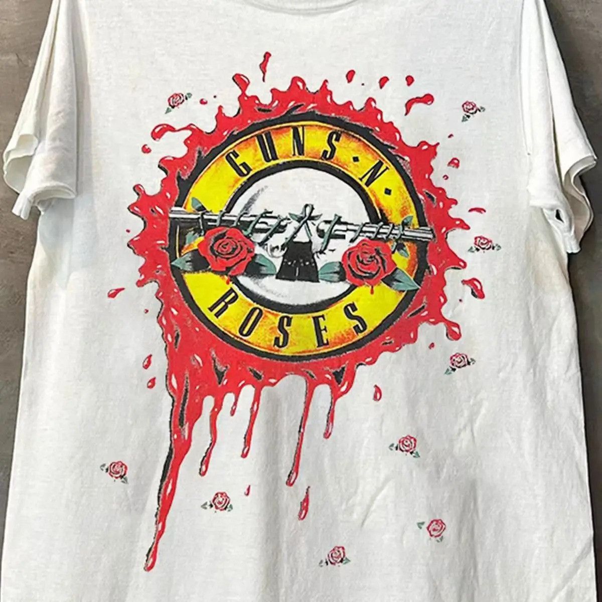 Other Vintage Roses Metal T-Shirt Size US XL / EU 56 / 4 - 3 Thumbnail
