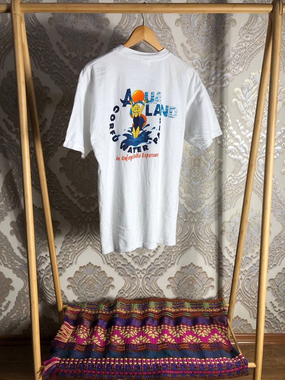 Cartoon Network VINTAGE AQUA LAND DOUBLE PRINTED RETRO T-SHIRT SURF Y2K 90s Size US L / EU 52-54 / 3 - 9 Thumbnail