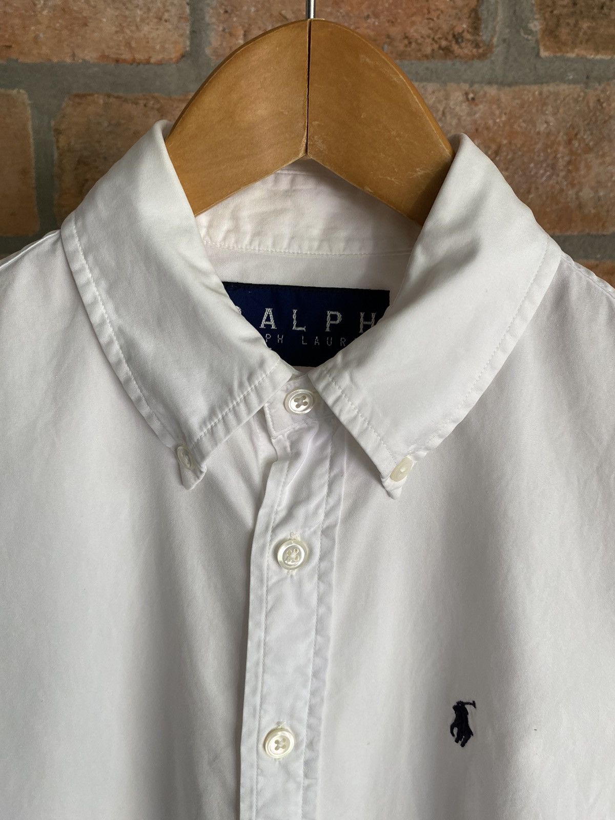Polo Ralph Lauren POLO RALPH LAUREN White Short-Sleeve Button-Up Shirt Size M / US 6-8 / IT 42-44 - 15 Thumbnail