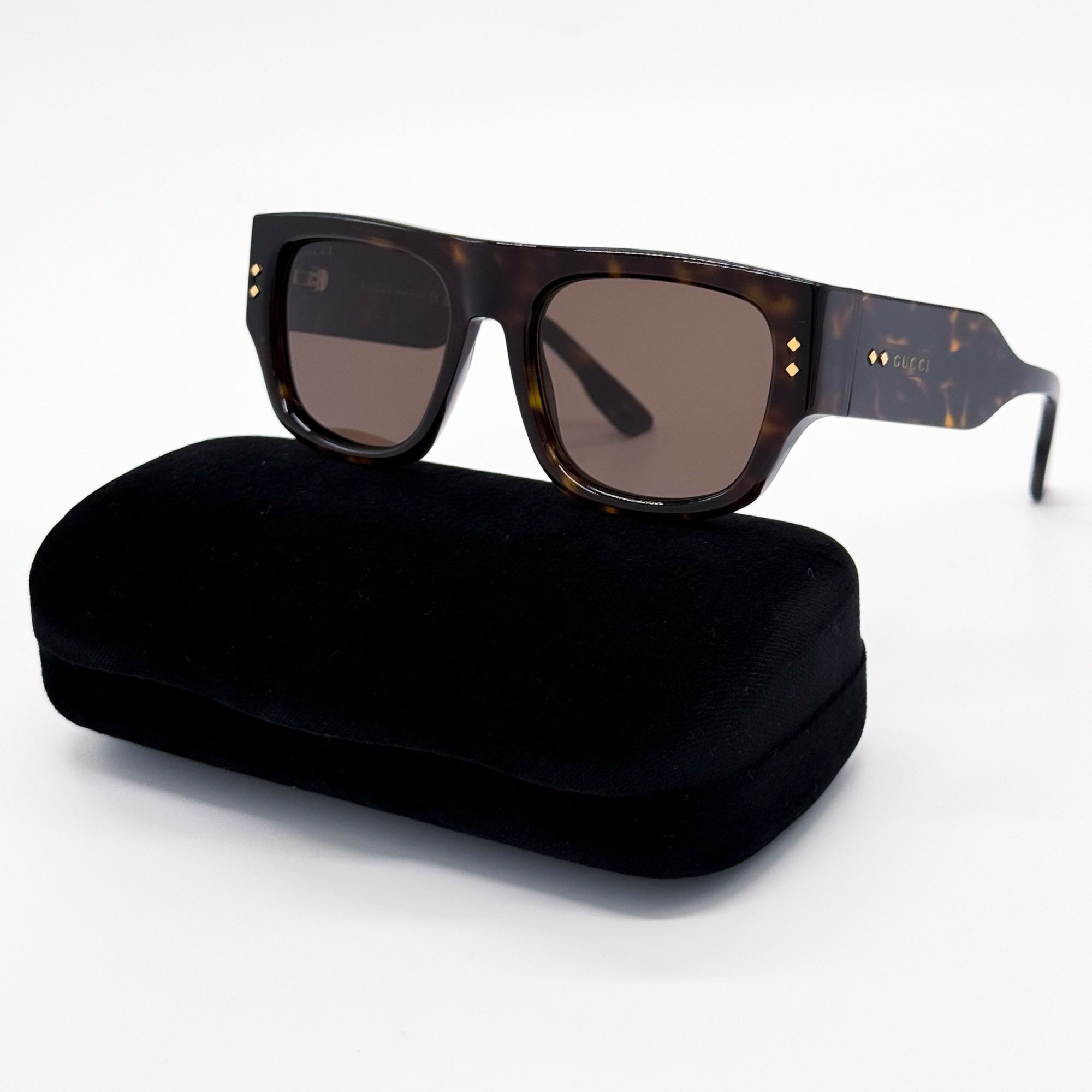 Gucci NEW GUCCI GG1262S 002 SUNGLASSES UNISEX HAVANA EYEWEAR Size ONE SIZE - 2 Thumbnail
