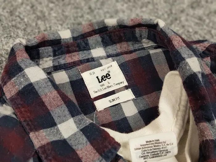 Flannel Vintage Flannel Lee Shirt Checkered Travis Scott Style Size US L / EU 52-54 / 3 - 9 Thumbnail