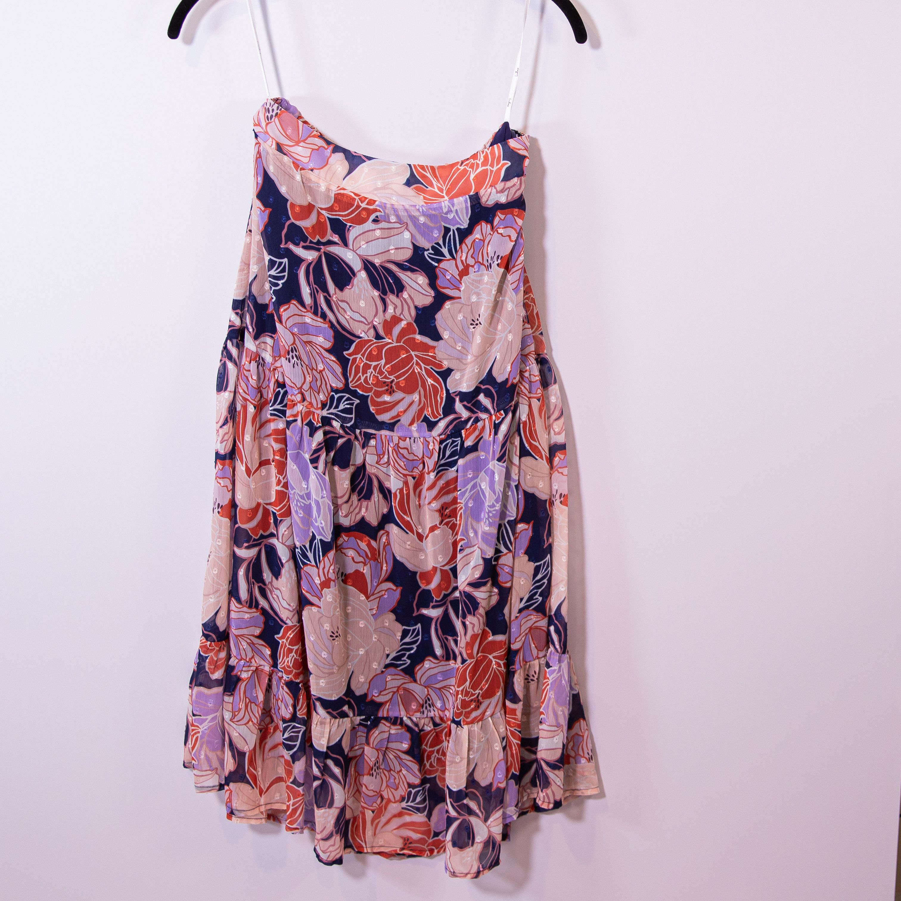 Lulus Lululs Multi Floral Flower Print Pattern Tiered Pull Size 27" / US 4 / IT 40 - 1 Thumbnail