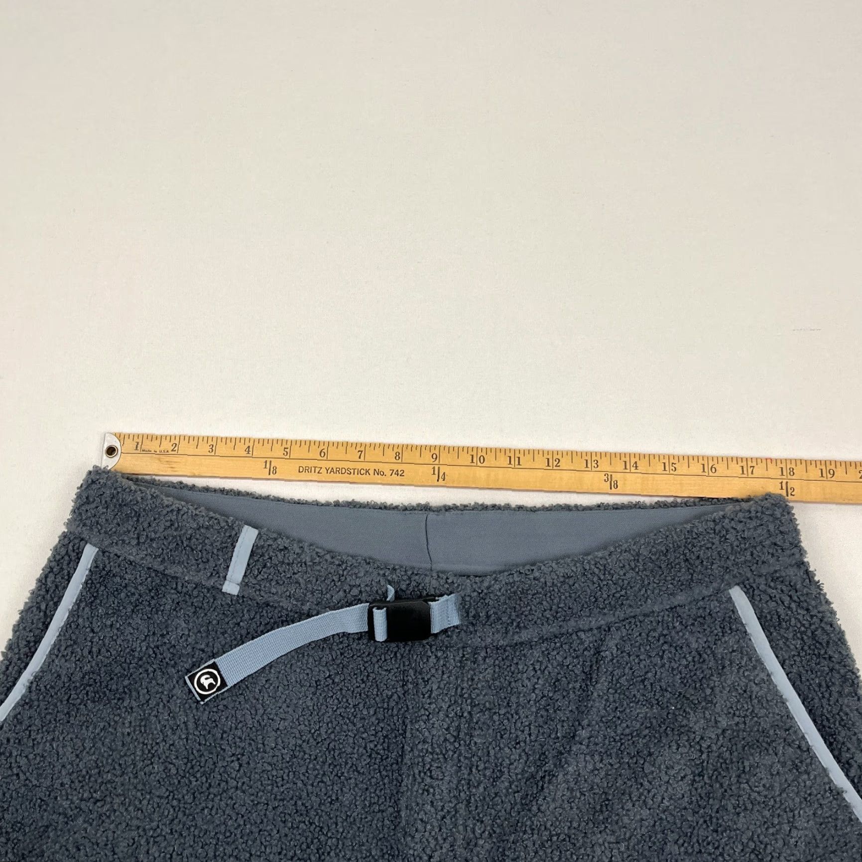 Vintage Backcountry Belted Fleece Jogger Pants Men L 30" Gray Blue Outdoor Hiking Belted, 5-Pocket Design, Regular Fit Size US 33 - 4 Thumbnail