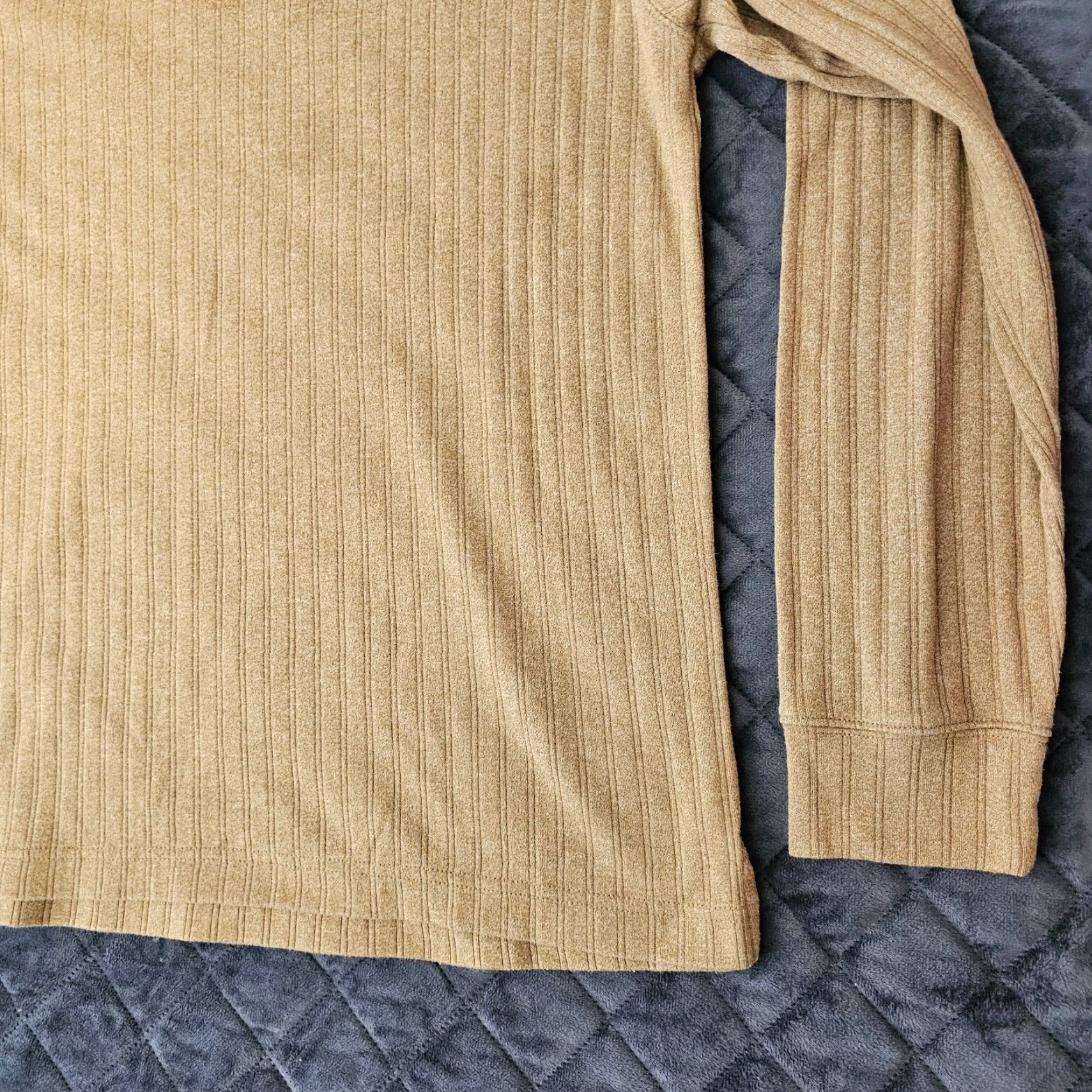 Vintage Covington Sweater Men's L Brown High Neck Long Sleeve Pullover Ribbed Knit Cotton Solid Vintage No Size US L / EU 52-54 / 3 - 8 Thumbnail