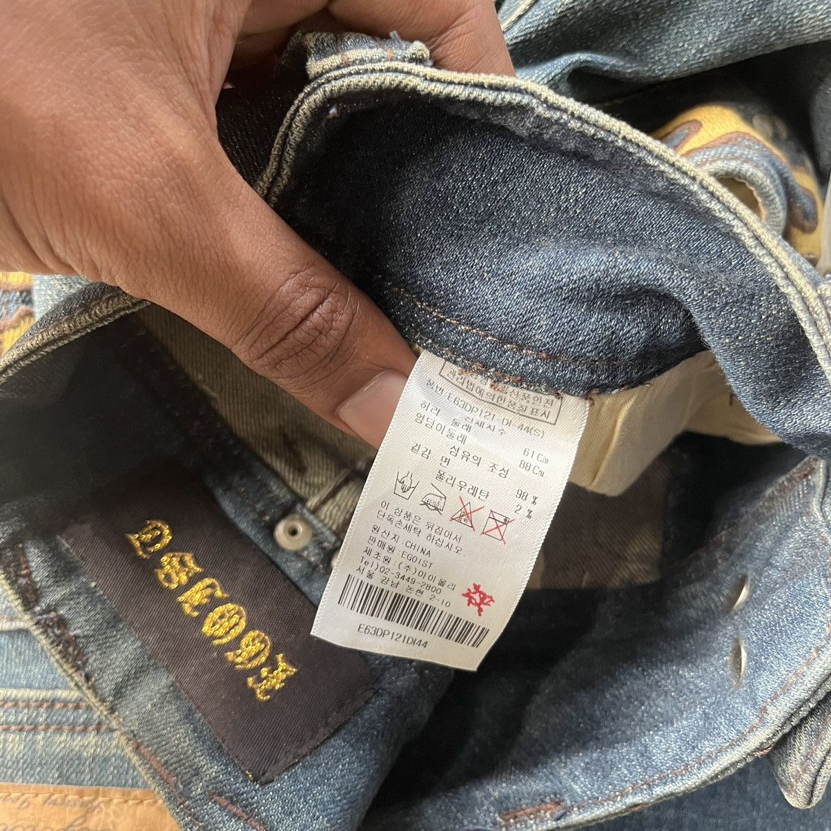 Luxury Jeans Egoist Denim Pants Super Wide Leg Opening