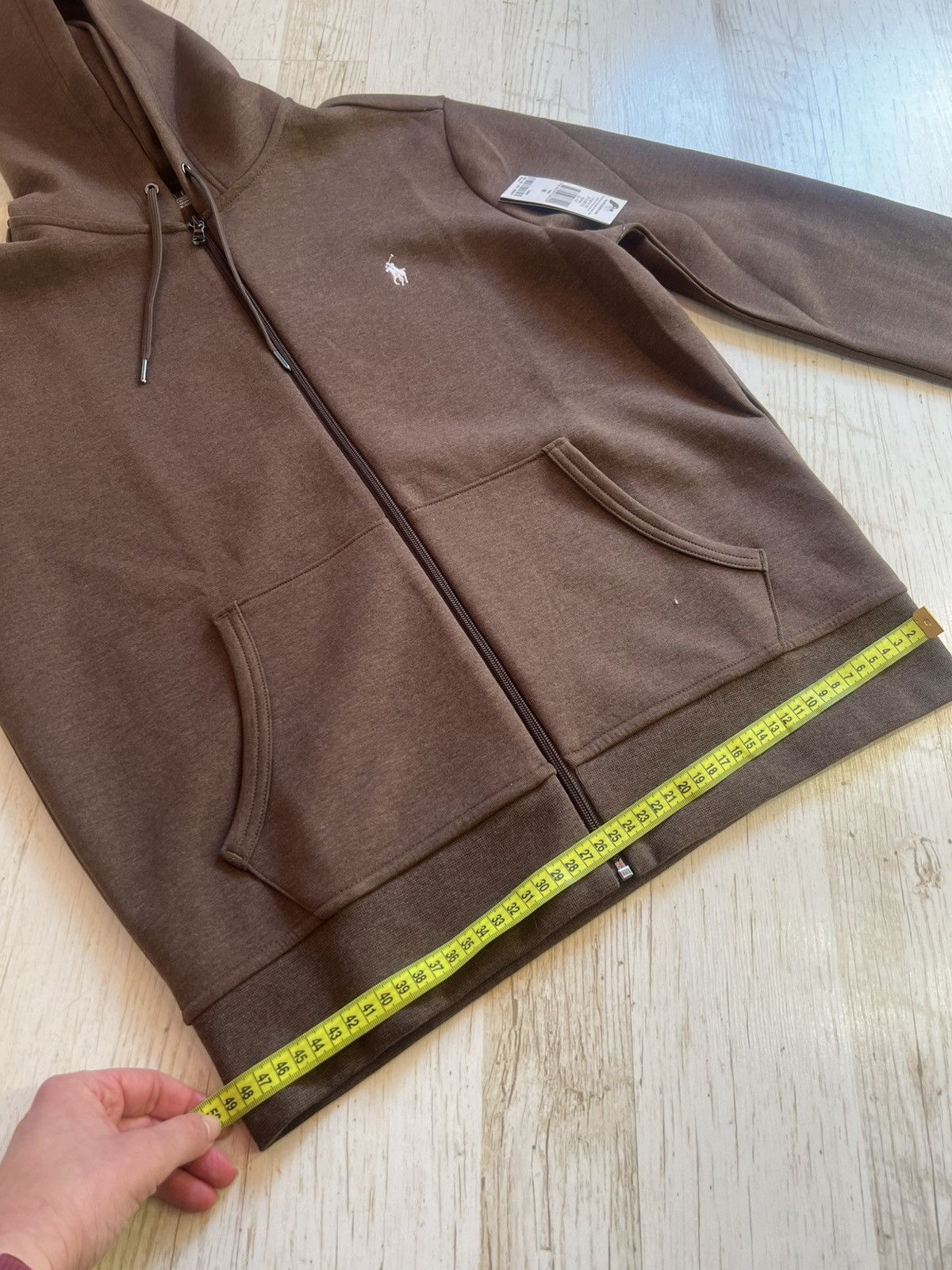 Polo Ralph Lauren Polo Ralph Lauren Brown Zip Hoodie Sweatshirt Size M Size US M / EU 48-50 / 2 - 16 Thumbnail