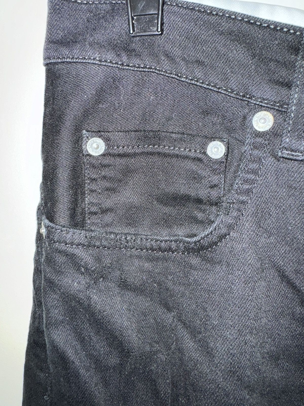 Acne Studios Acne Studios Town Black Fray Black Denim Jeans Size US 34 / EU 50 - 7 Thumbnail