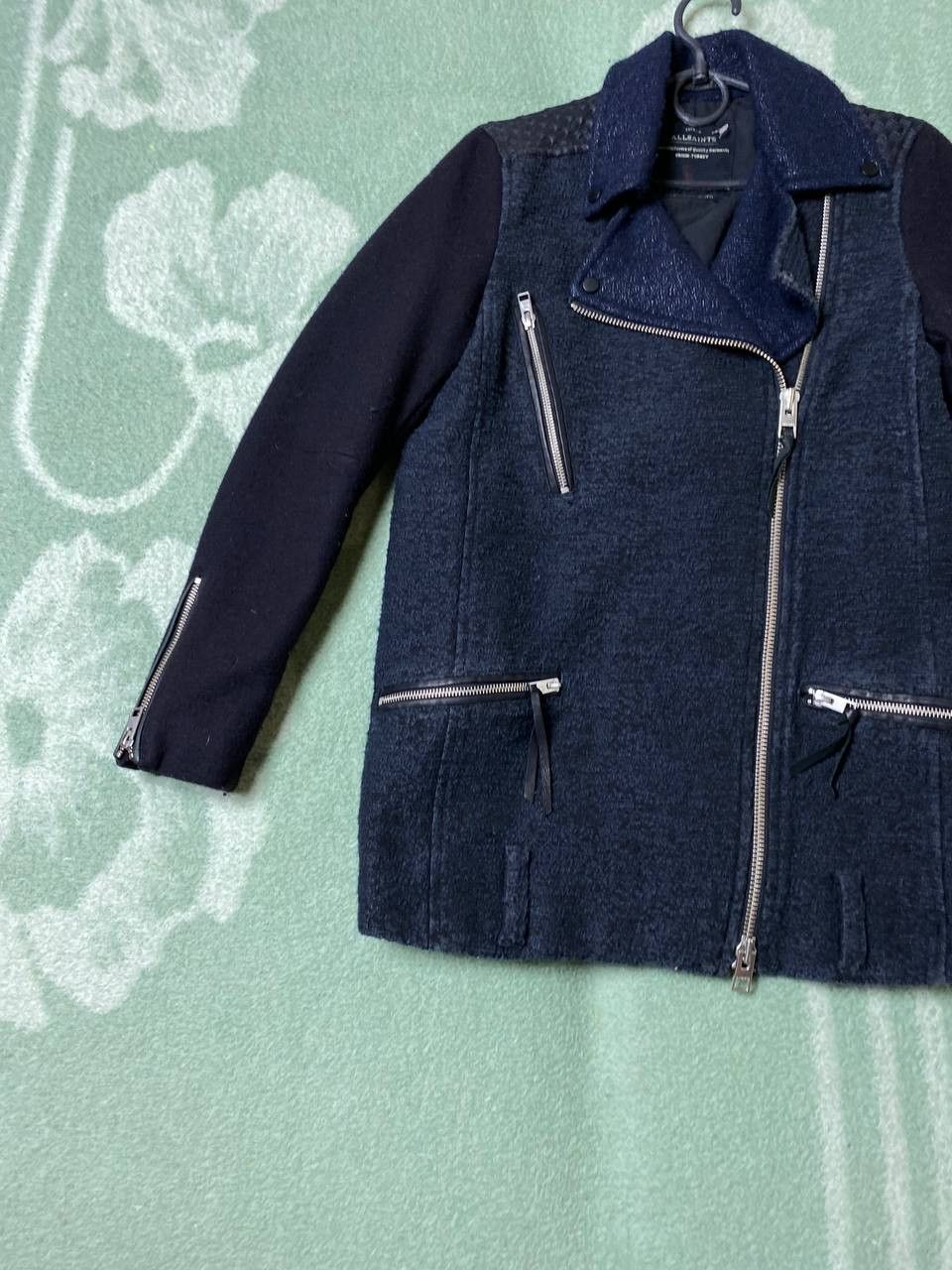 Allsaints Italian Cloth Down Jacket Zip Y2K Allsaints Size S / US 4 / IT 40 - 7 Thumbnail