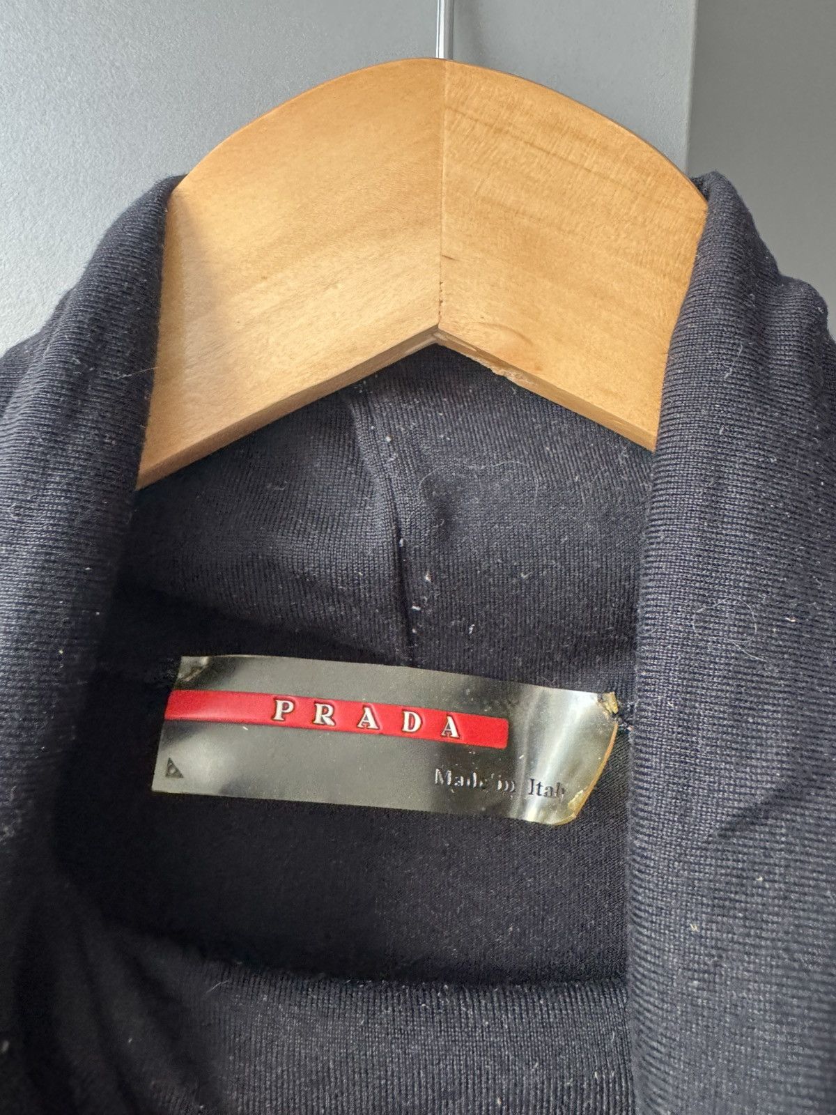 Prada Vintage Prada Turtleneck Zip Size US XL / EU 56 / 4 - 4 Thumbnail