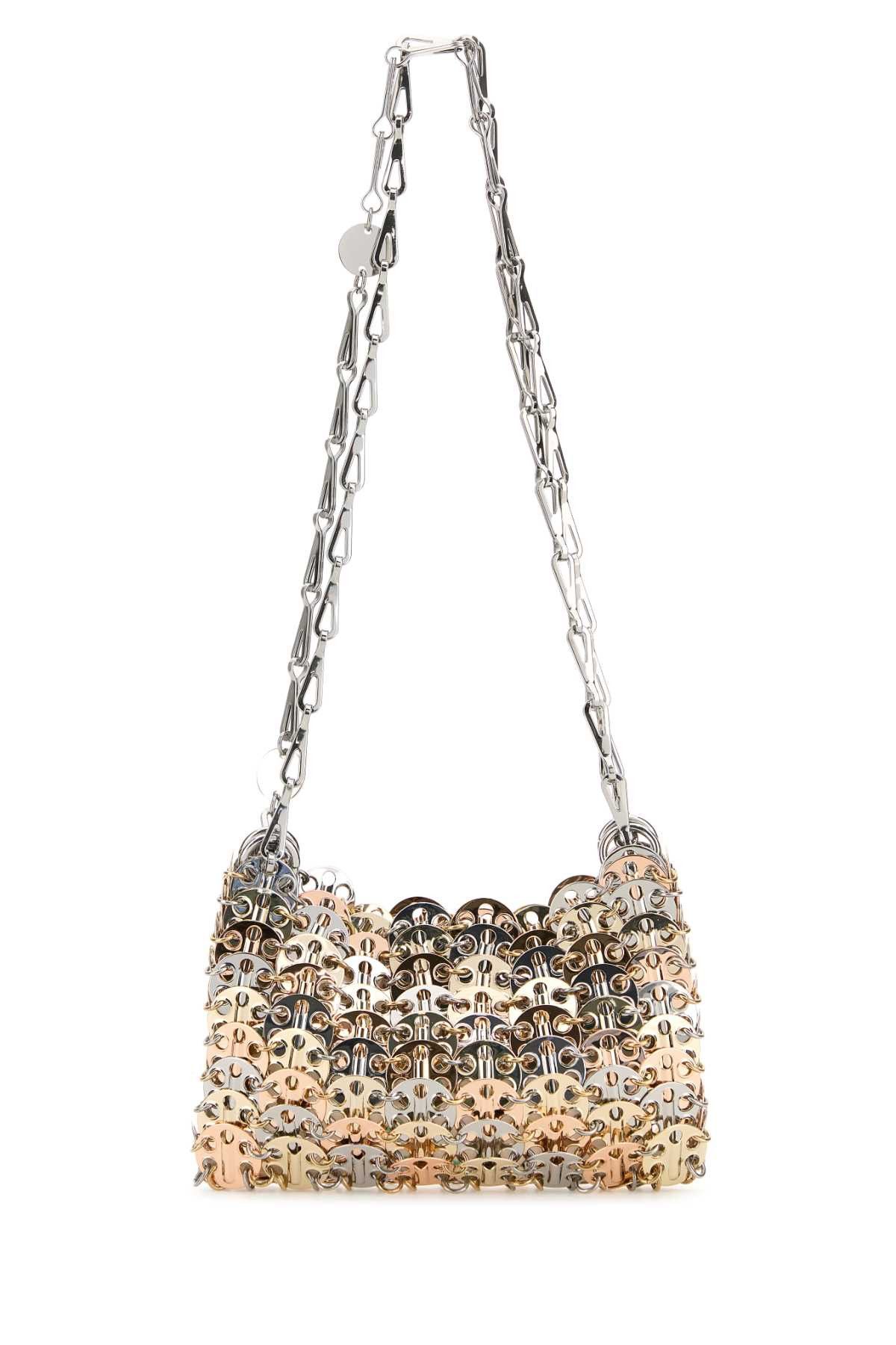 Paco Rabanne Multicolor Metal 1969 Nano Shoulder Bag, Women's