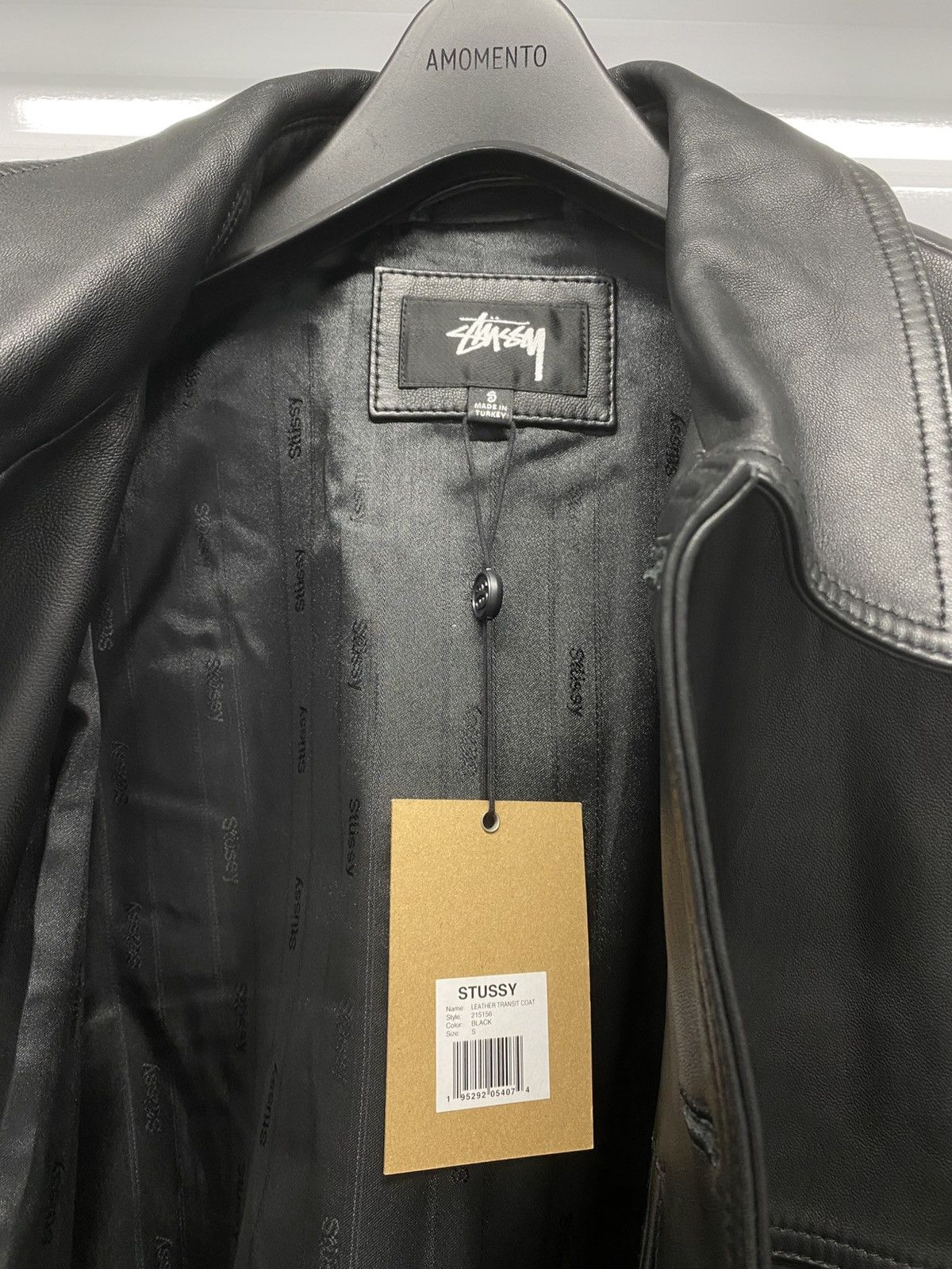 Stussy Stussy Leather Transit Coat Size US S / EU 44-46 / 1 - 7 Thumbnail