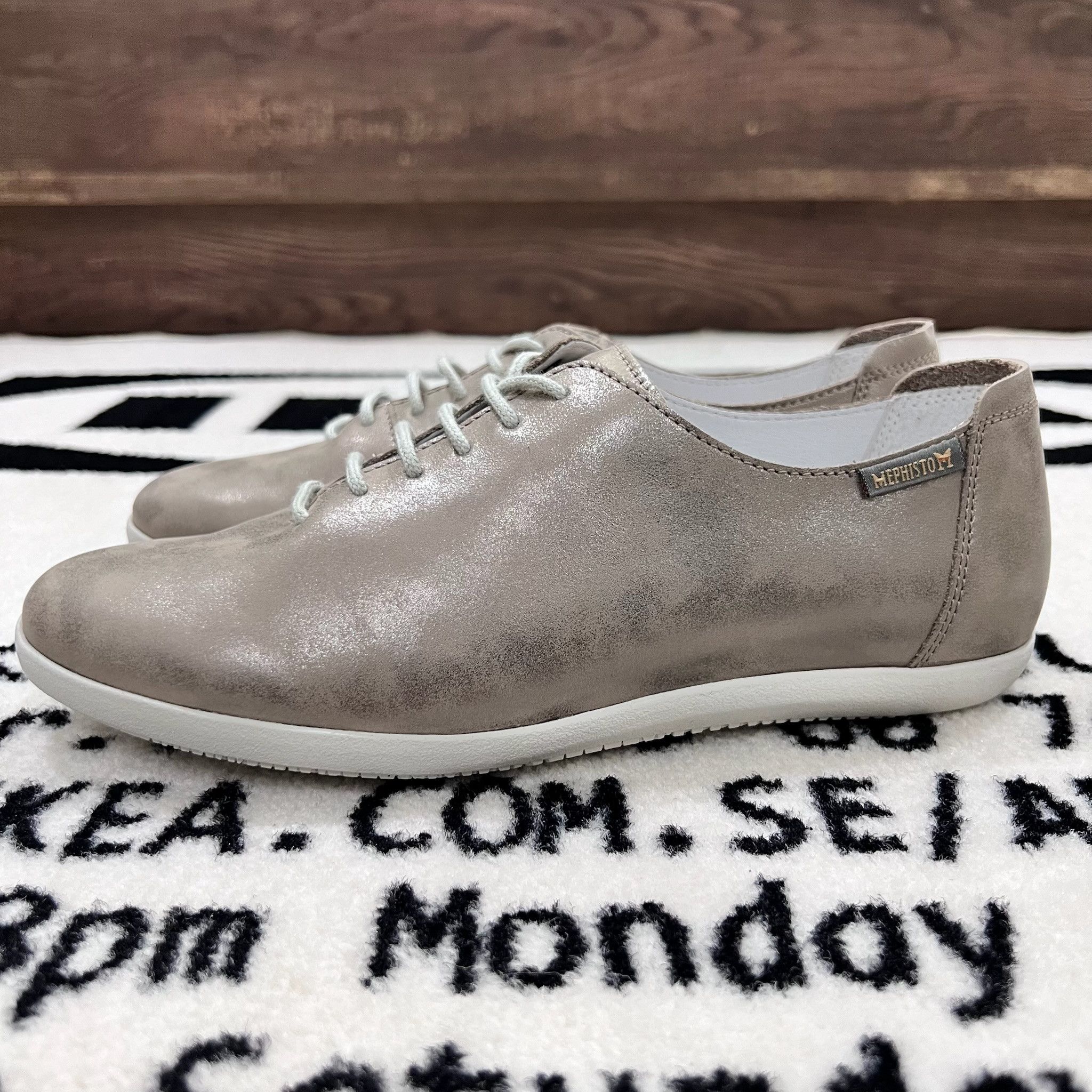 Mephisto Mephisto Katie Women's Lace Up Shoes - Platinum Size US 5 / IT 35 - 3 Thumbnail