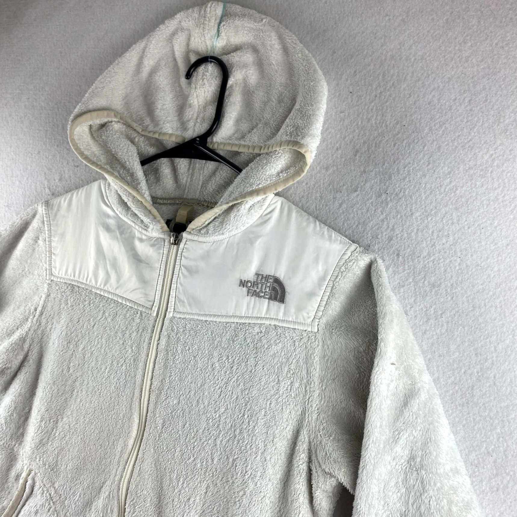 The North Face The North Face Full Zip Hoodie Womens Small S White Oso Adjustable Waist Pockets Size S / US 4 / IT 40 - 7 Thumbnail