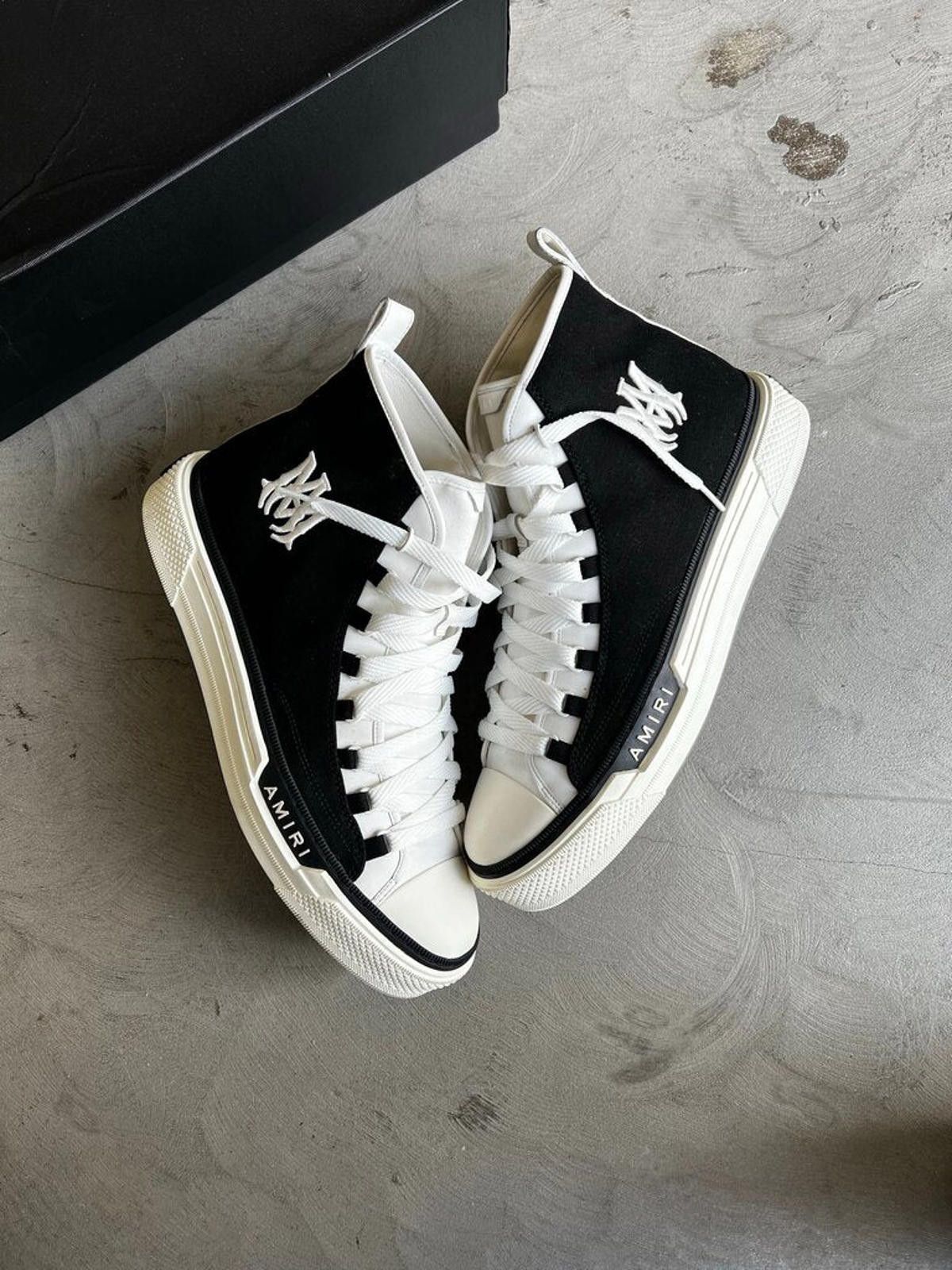 Amiri Amiri Chuck High Black/White Sz. 48 Size US 15 / EU 48 - 1 Thumbnail