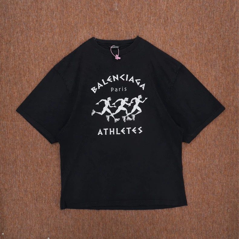 Balenciaga Balenciaga Marathon Distressed Tee - dmc Size US L / EU 52-54 / 3 - 1 Thumbnail