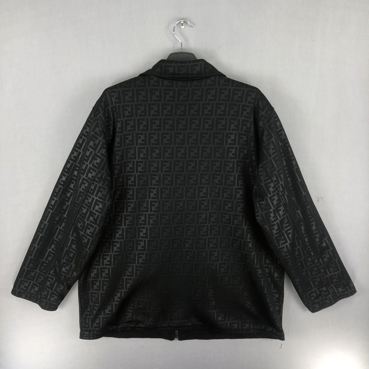 Fendi Vintage 90's Fendi Zucca Monogram Reversible Jacket Size US XL / EU 56 / 4 - 4 Thumbnail