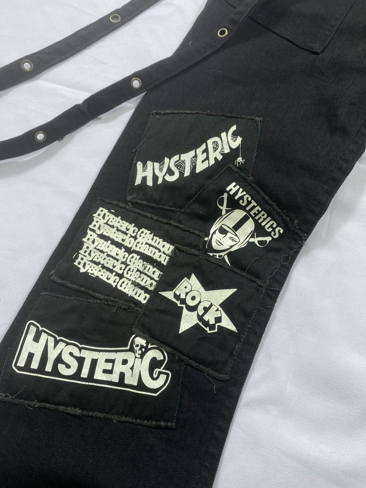 14th Addiction Sick KIDS Distressed Hysteric Glamour PUNK Flare Pants Size US 26 / EU 42 - 6 Thumbnail