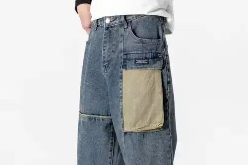 Other 2020S/S Simple Blue Japan Denim Pocket Jeans Size US 32 / EU 48 - 4 Thumbnail