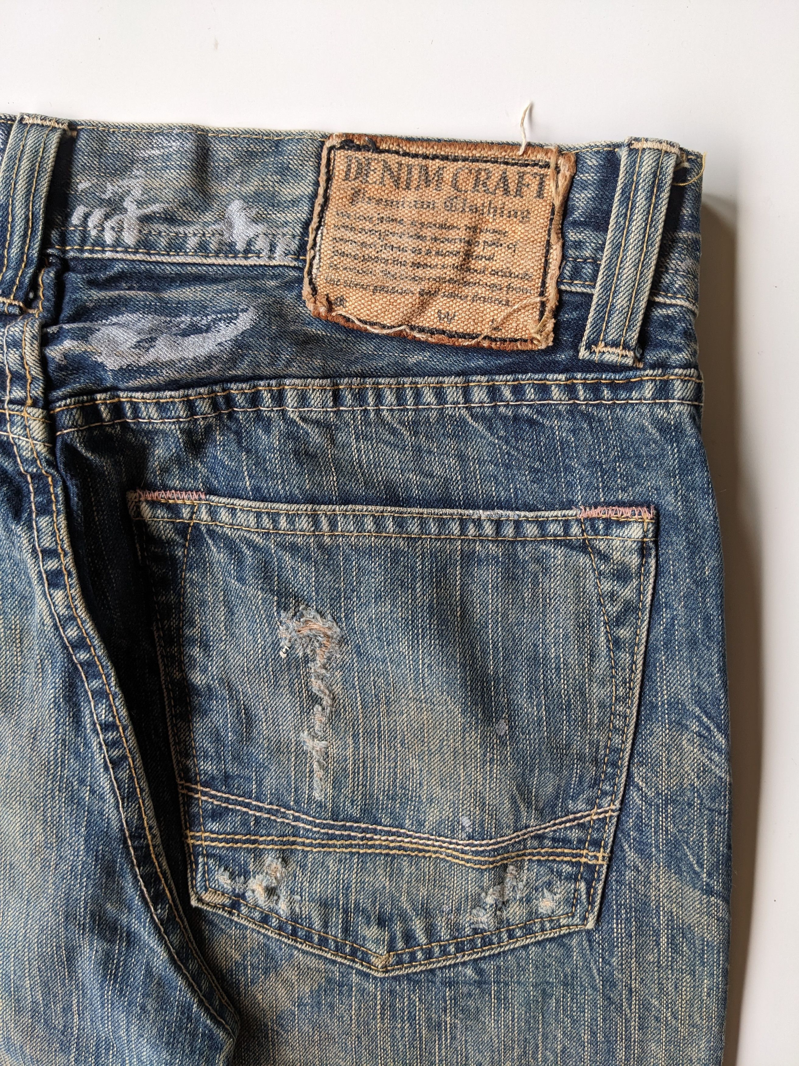 Japanese Brand Denim Craft painter mudwash jeans Size US 33 - 7 Thumbnail