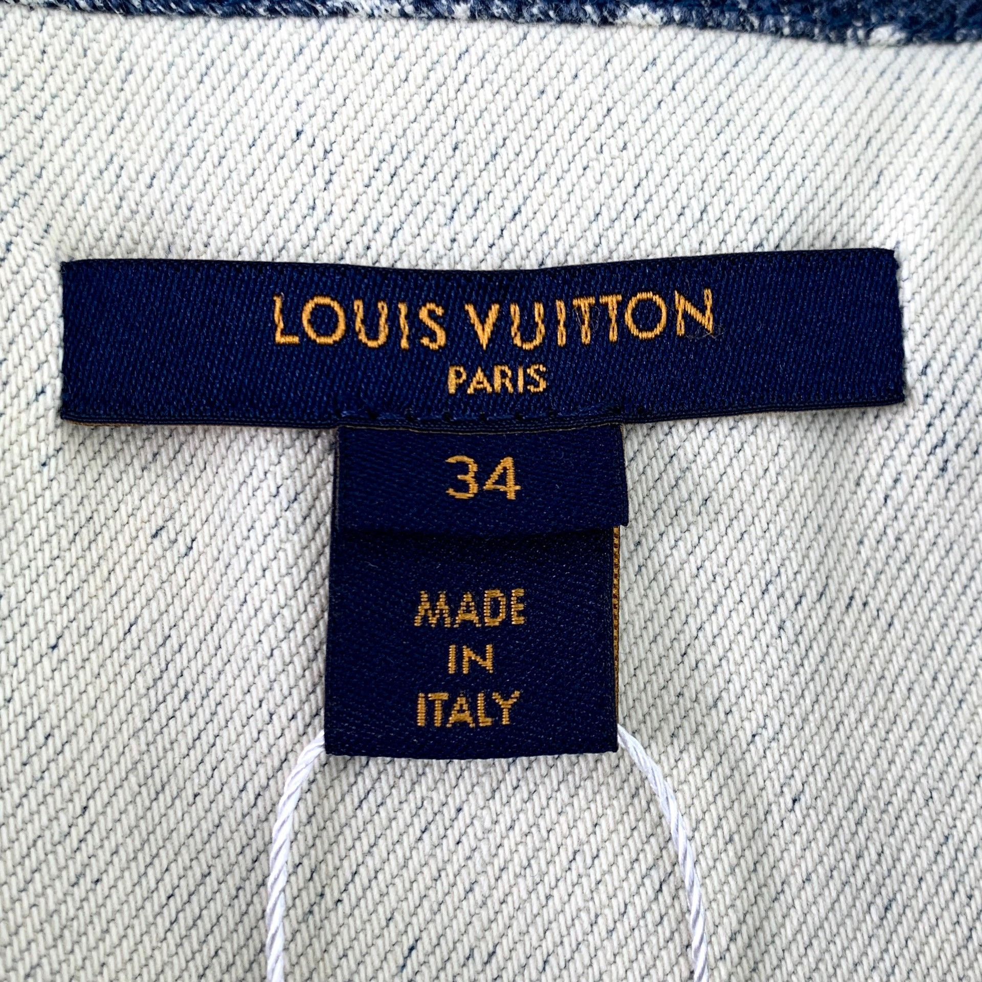 Louis Vuitton Louis Vuitton LV Color-Block Tie-Dye Cotton Denim Jacket Ne Size XS / US 0-2 / IT 36-38 - 6 Thumbnail