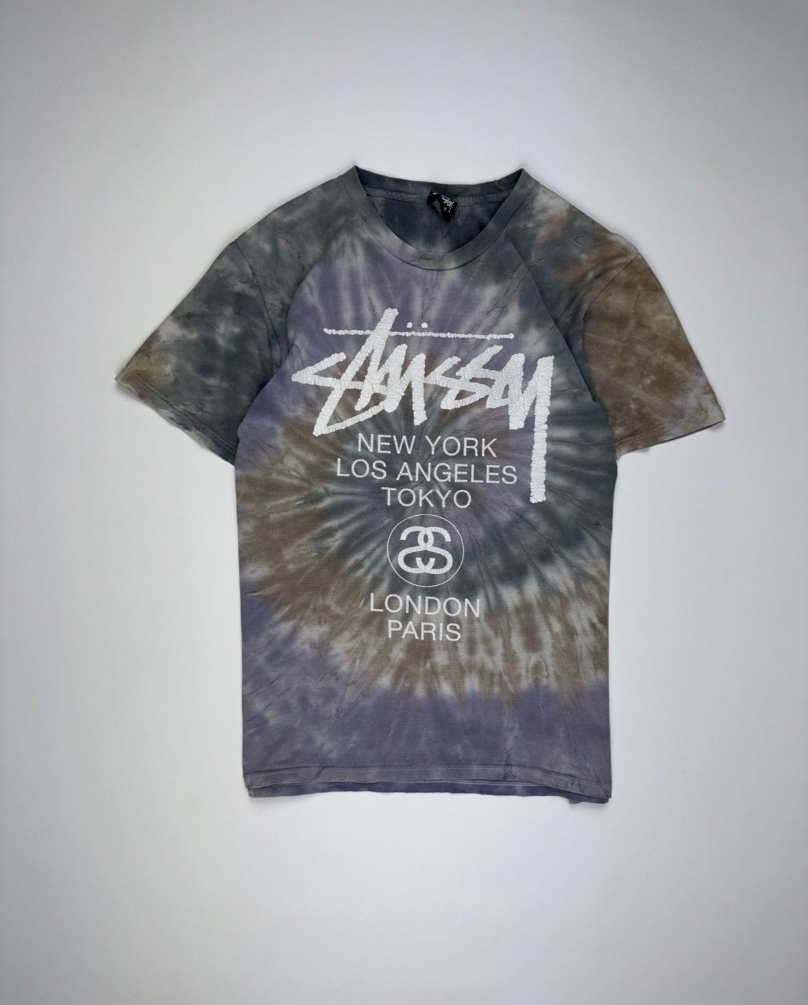 Stussy Streetwear Tie Die Stussy Vintage Big Logo size M Size US M / EU 48-50 / 2 - 1 Thumbnail