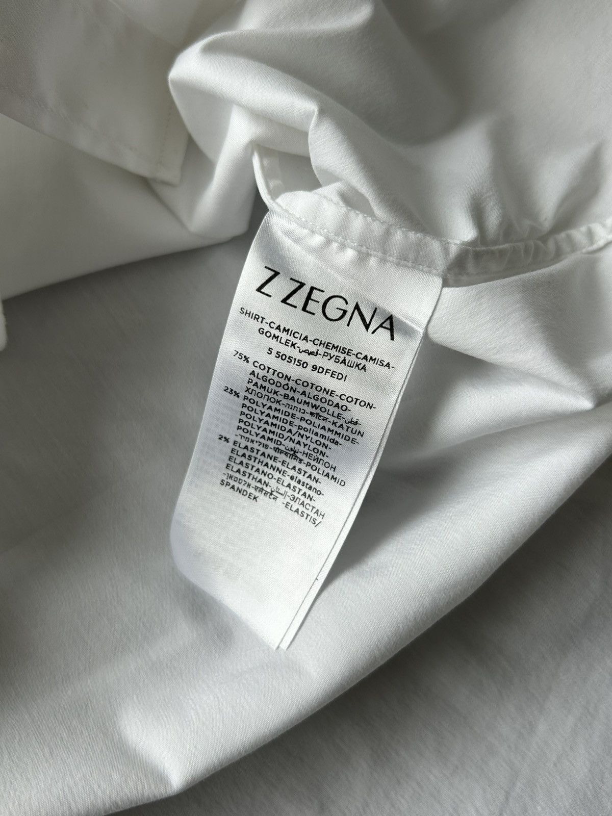 Z Zegna Vintage slim shirt z zegna small white Size US S / EU 44-46 / 1 - 5 Thumbnail