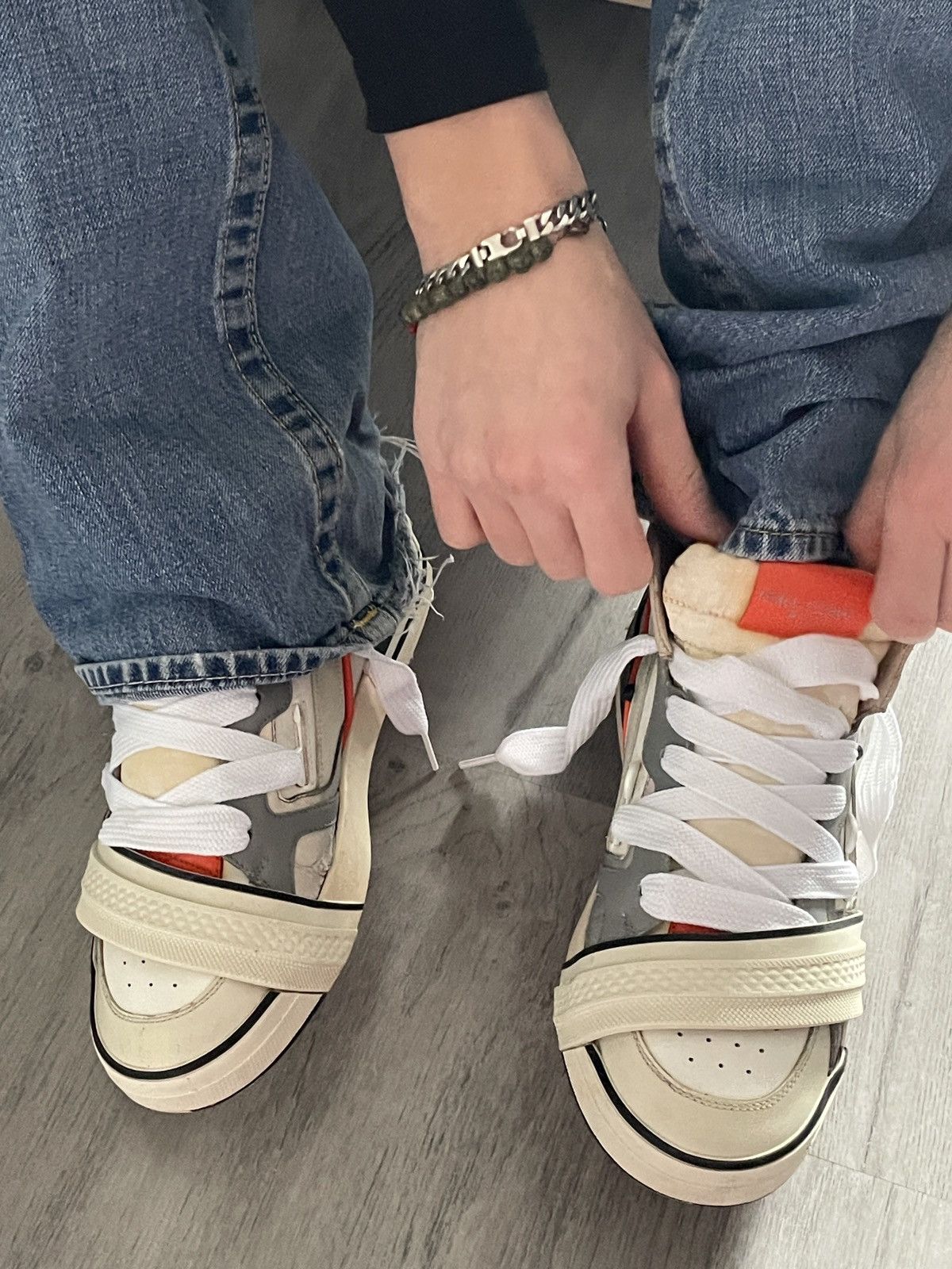 Dolce & Gabbana Y2K DOLCE GABBANA OVERSIZED CHUNKY PATCHED PANELZ SNEAKERS Size US 10 / EU 43 - 2 Thumbnail