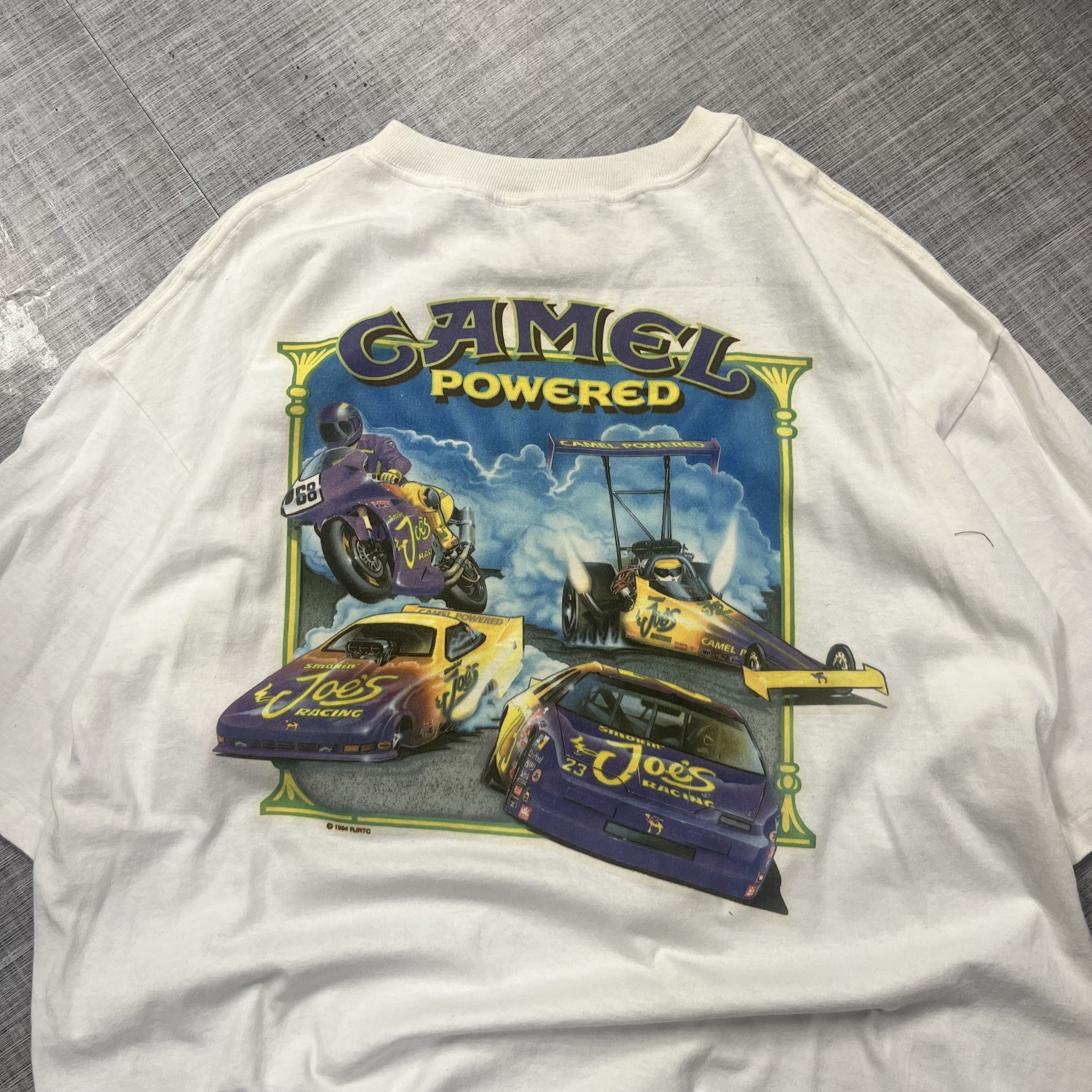 Camel × NASCAR × Vintage Crazy VTG Y2k Camel Racing Shirt Size US L / EU 52-54 / 3 - 2 Thumbnail