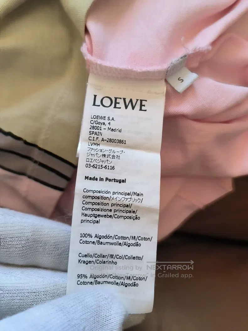 Loewe LOEWE Moomin Embroidered Logo Ribbed Short Sleeve T-Shirt, Size US S / EU 44-46 / 1 - 7 Thumbnail