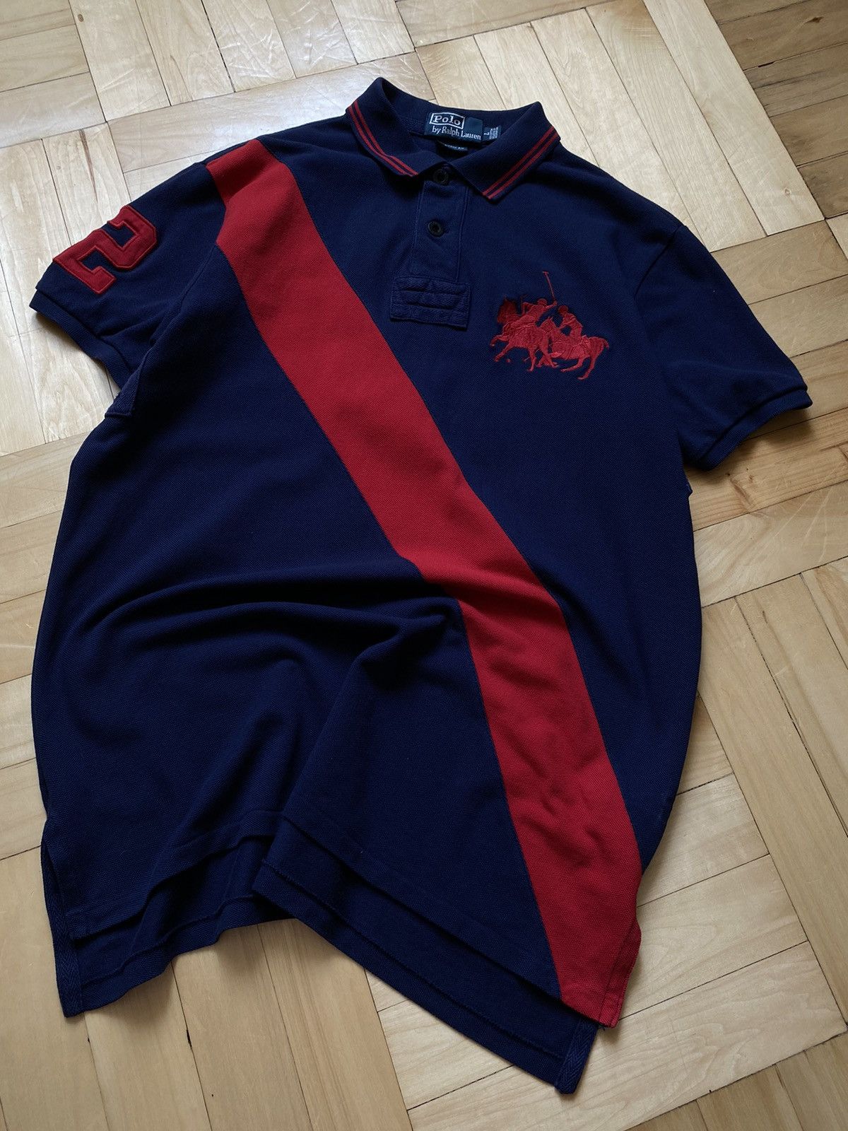 Polo Ralph Lauren × Vintage Vintage Polo Ralph Lauren Big Logo Shirt #2 Size US L / EU 52-54 / 3 - 9 Thumbnail