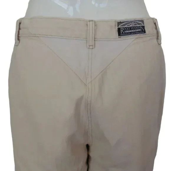 Vintage Rocky Mountain Jeans, Jacquard/Herringbone Cream/White Size 29" - 3 Thumbnail
