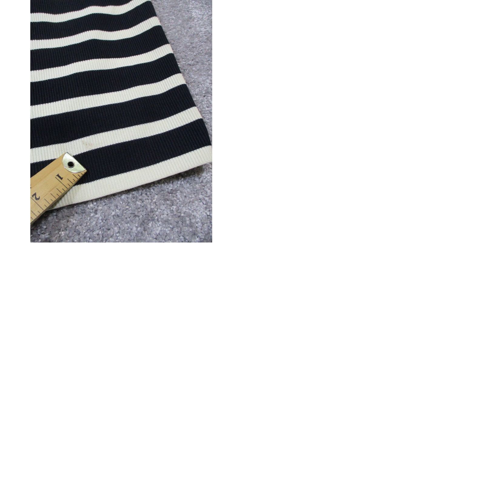 Zara Zara Sweater Womens Small Blue Beige Knit Pullover V-Neck Long Sleeve Casual Winter Fall Regular Polyester Knit Pattern Striped Size S / US 4 / IT 40 - 9 Thumbnail
