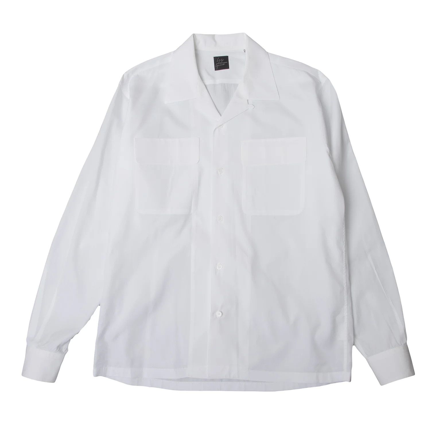 Yohji Yamamoto Yohji Yamamoto Costume Cotton Pocket Shirt Off-White Size US M / EU 48-50 / 2 - 1 Thumbnail