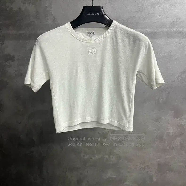 Loewe Loewe Solid Color Logo Embroidered Short Sleeve Size M / US 6-8 / IT 42-44 - 1 Thumbnail