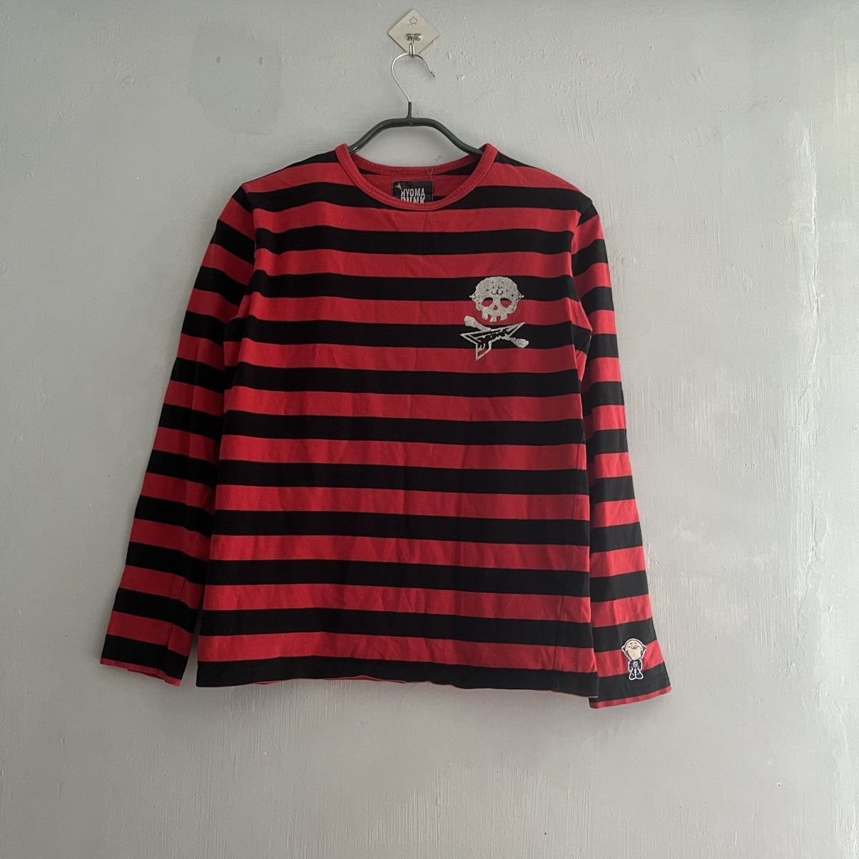 トップス 20471120 long sleeve 20471120 Hyoma punk motorist stripes long sleeves | Grailed