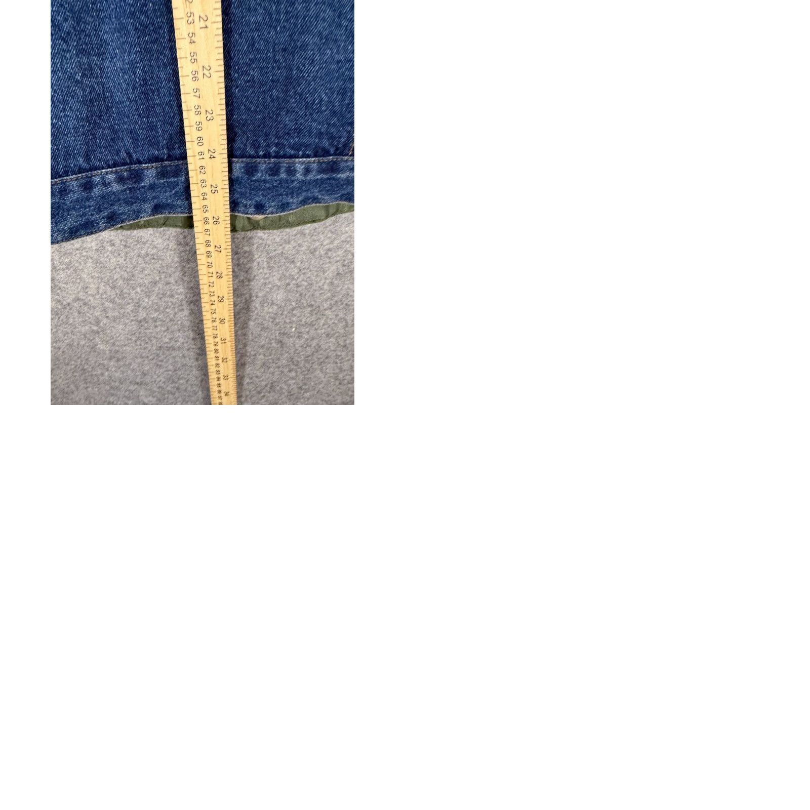 Vintage VINTAGE AriZona Jean Co Jacket Mens Large Blue Denim Quilted Lined Button Front Cowboy Trucker 90s Size US 33 - 9 Thumbnail