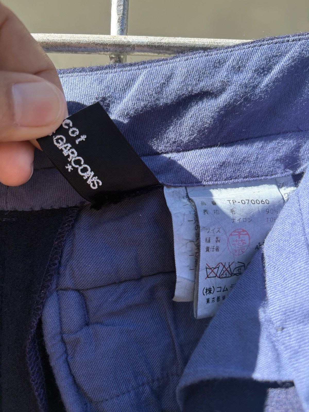 Comme des Garcons Comme des Garcons navy wool pants Size US 29 - 7 Thumbnail