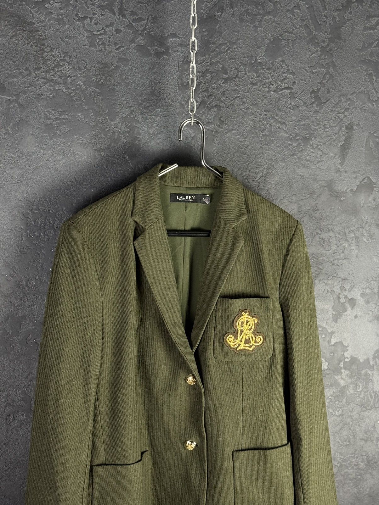 Lauren Ralph Lauren Lauren Ralph Lauren Women's Patch Jacquard Bullion Blazer Size XL / US 12-14 / IT 48-50 - 2 Thumbnail