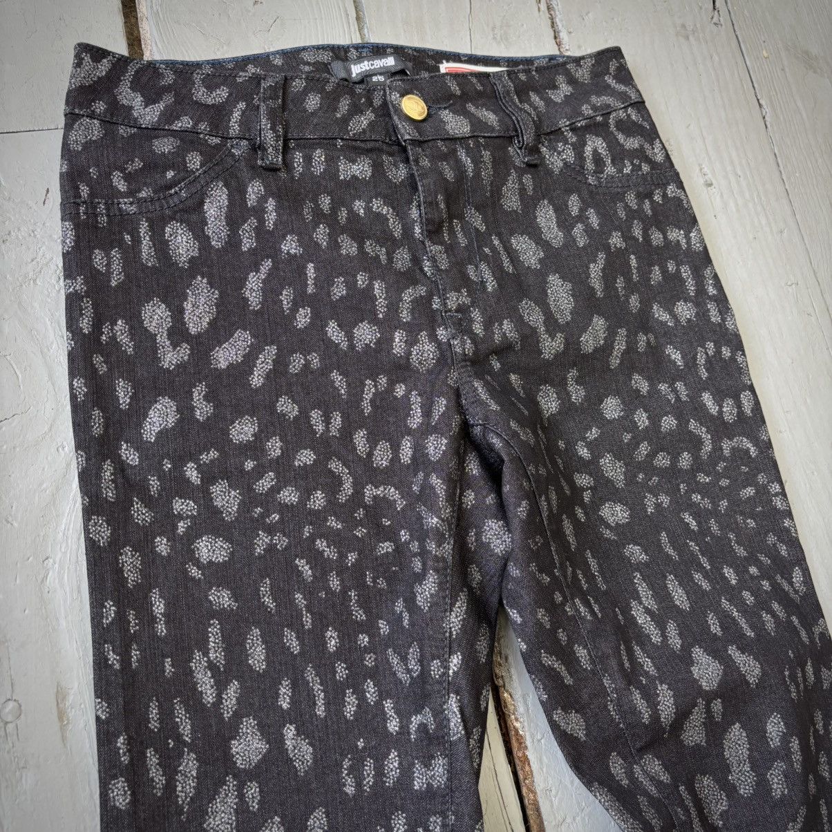 Just Cavalli Leopard Print Jeggings Size 25" / US 0 / IT 36 - 2 Thumbnail