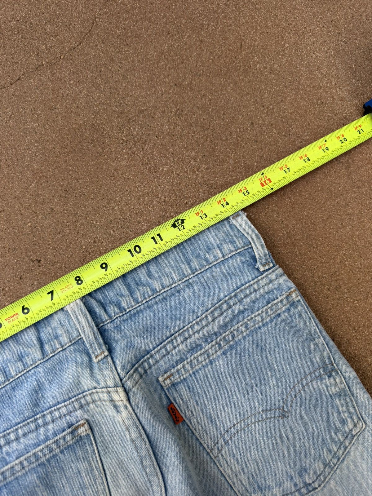 Levi's Vtg 80’s Levi’s 784 Orange Tab Bellbottom Flare Jeans 29x30 Size 29" - 9 Thumbnail