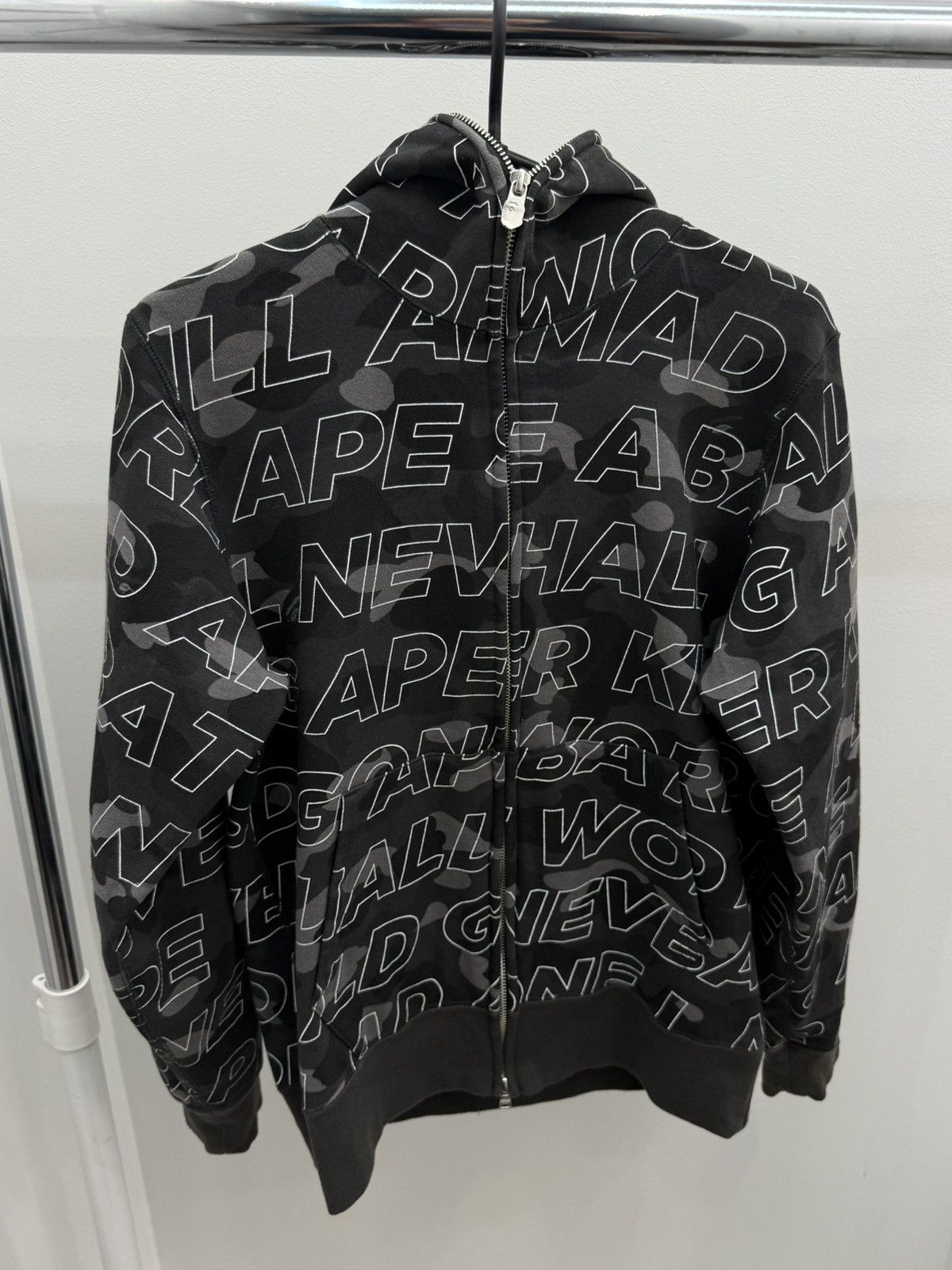 Bape Bape All Over Print Camo Full Zip Hoodie Japan Made Size US M / EU 48-50 / 2 - 3 Thumbnail
