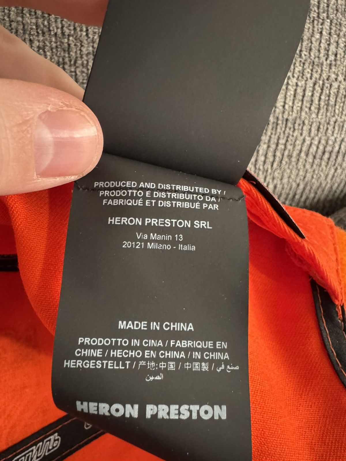 Heron Preston Heron Preston strap back hat Size ONE SIZE - 8 Thumbnail