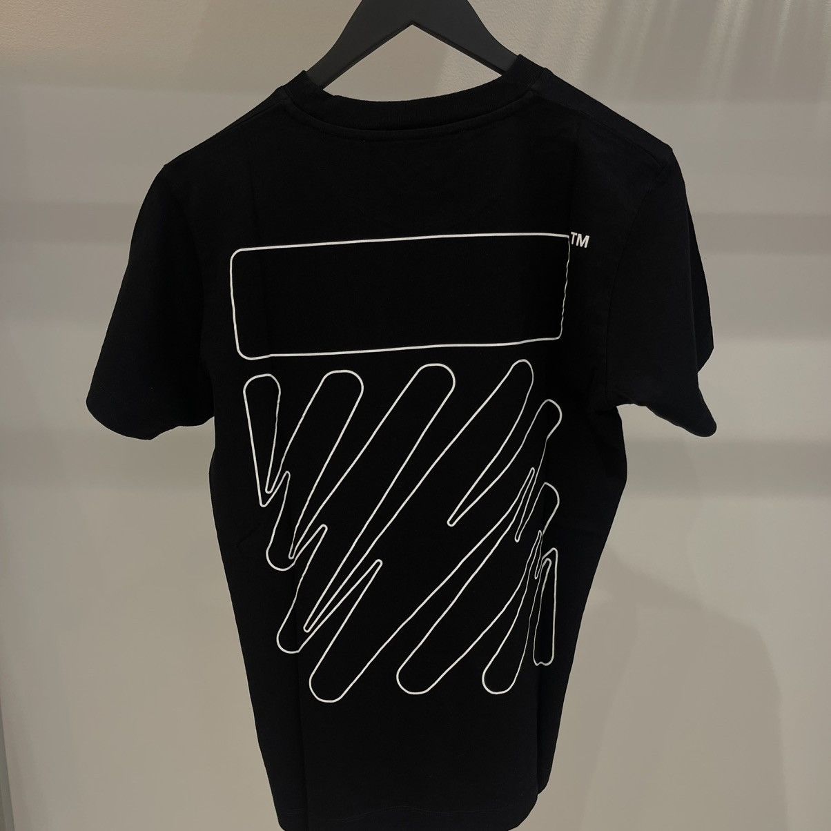 Off-White Off-White Wave Outline Diagonal T-Shirt Size US S / EU 44-46 / 1 - 3 Thumbnail