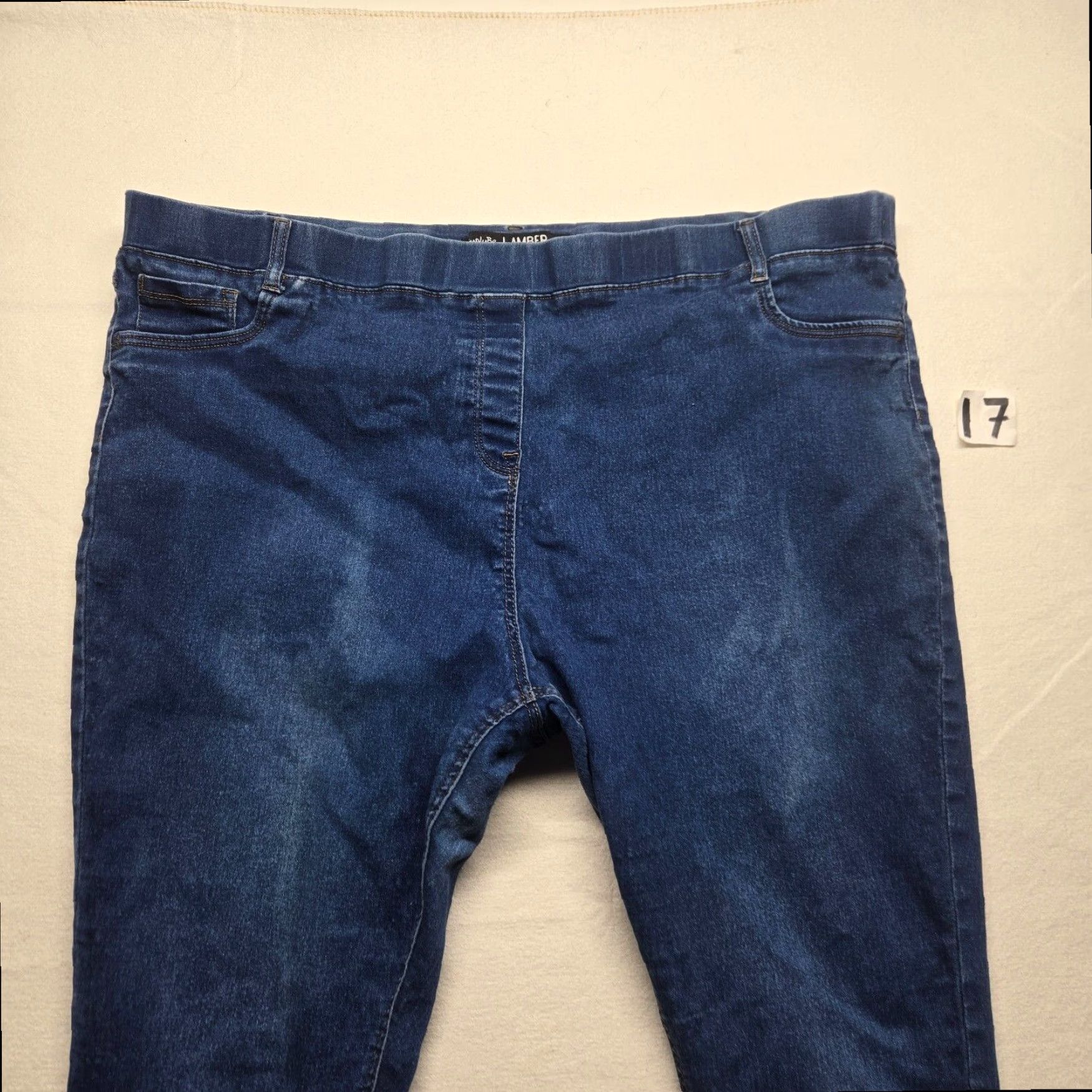 Vintage Simply Be Blue Skinny Jeggings Jeans Pants Women's Plus Size 30L Size 30" / US 8 / IT 44 - 2 Thumbnail
