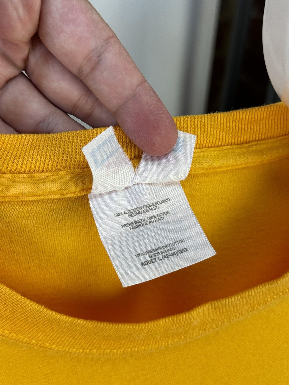 Hanes × Vintage LAS VEGAS Nevada Hanes Vintage Yellow T-Shirt Size US L / EU 52-54 / 3 - 16 Thumbnail