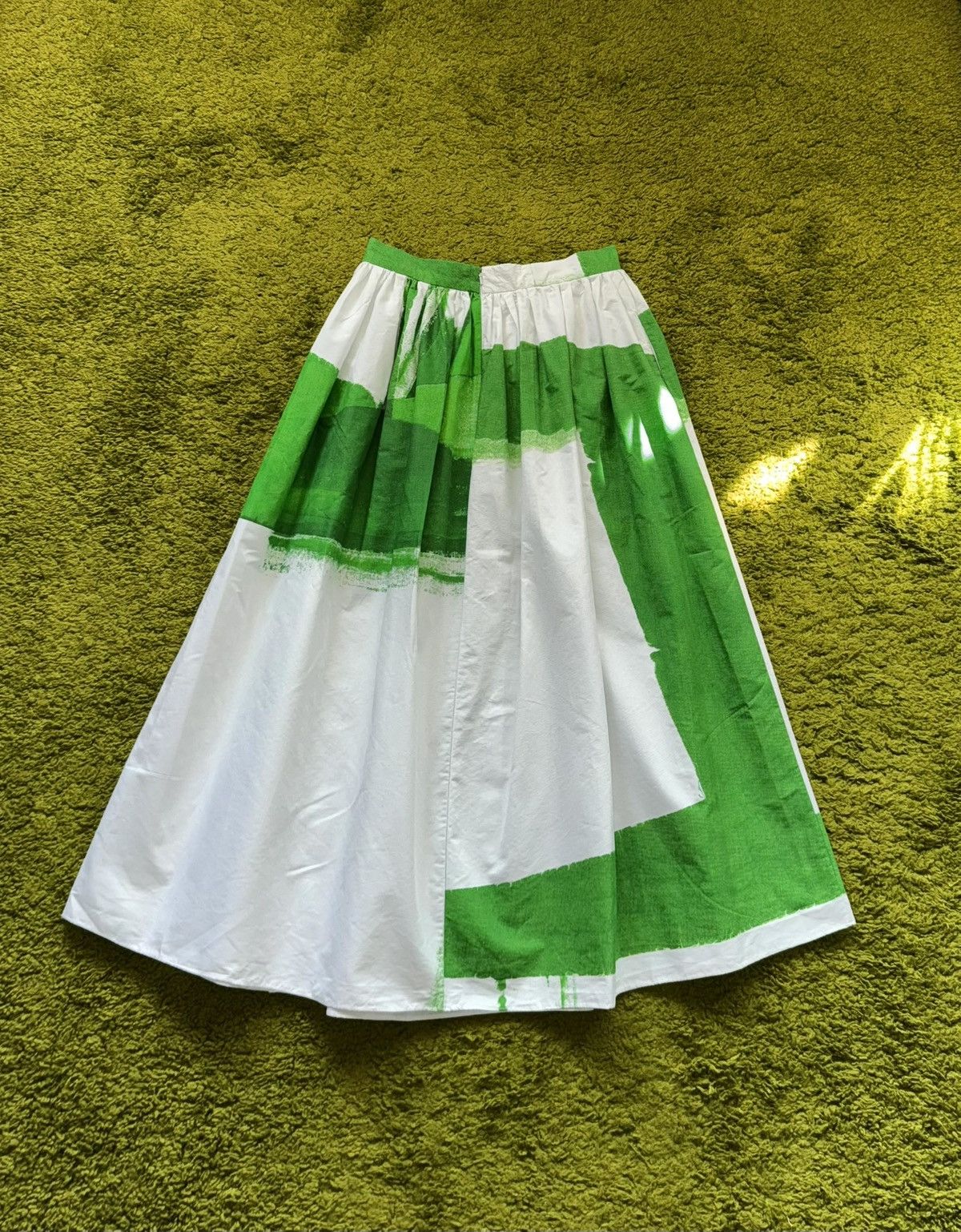 Erdem Erdem S/S 2024 graphic poplin maxi skirt Size 30" / US 8 / IT 44 - 4 Thumbnail