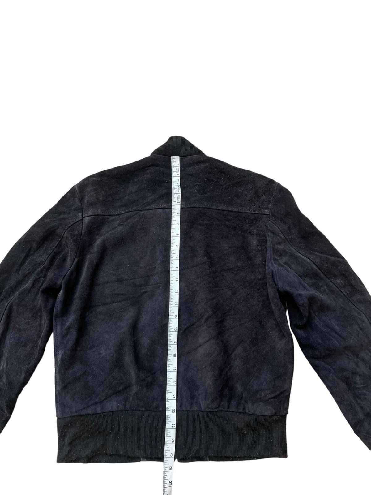 Schott 80s Schott N.Y.C. Patina Black Suede Leather Bomber Jacket Size US M / EU 48-50 / 2 - 5 Thumbnail